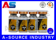 Médicaments Produits pharmaceutiques Autocollant sur flacon personnalisé Étiquettes de flacons en verre en PET / PVC CMYK