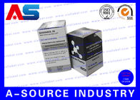 Boîte pharmaceutique de petite de pilule de boîte Tablette argentée de papier d'impression pour des bouteilles de plastique de la Tablette 50CC de Pharma