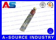 Étiquette du flacon de peptide en plastique imperméable à l' eau Adhésif fort pour flacon injectable Étiquette transparente