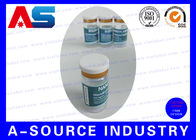Étiquettes pour flacons de médicaments de 10 ml Étiquettes pour flacons d'huile d'aluminium Hologramme Impression au laser Étiquettes de conception spéciale pour flacons en verre