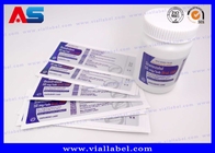Labels imprimables de bouteille de pilule d'aluminium olographe de laser pour le paquet de pharmacie