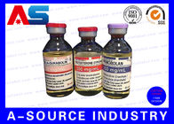 Impression imprimable d'autocollant de labels d'huile usagée pour le label fait sur commande de empaquetage pharmaceutique de petit pain de peptide anabolique