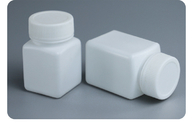 Pot de pilule en plastique médical HDPE avec couvercles à l'épreuve des enfants et joint de protection
