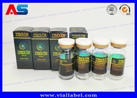Revêtement UV pharmaceutique de logo d'hologramme de boîte d'emballage de fiole de papier de Sarms de stéroïdes