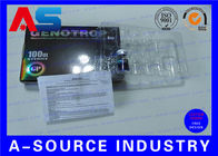 Hcg Étiquette du flacon d'injection Effets holographiques Étiquette de bouteille 2 ml Impression pour produits de bien-être