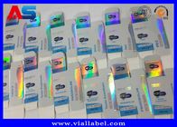 Euro Gen Rx Deisgn emballage pharmaceutique de boîte bleue de Primobolan 10ml Vial Boxes Laser Holographite Printing