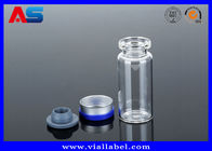 Pharma Petits flacons en verre 2ml 5ml 8ml 10ml 15ml 20ml Bouteilles en verre avec haut en caoutchouc et en plastique