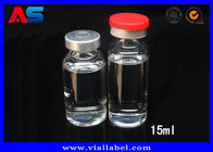 Conteneurs en verre tubulaires pharmaceutiques bleus/blancs/noirs de 3ml 15ml petits avec des couvercles