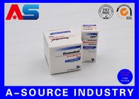 Boîte pharmaceutique de petite de pilule de boîte Tablette argentée de papier d'impression pour des bouteilles de plastique de la Tablette 50CC de Pharma
