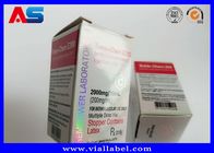 Boîtes de fiole du stockage 10ml de carton pour les bouteilles en verre de médecine d'hologramme, ISO9001