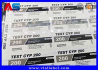 Anti-contrefaçon Pantone Couleur Vial de peptide 15 ml Étiquettes d' étiquettes de médicaments