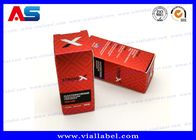 boîtes 10ml de papier carrées/emballage injectable médical de boîte de fiole pour le PCT ou la perte de poids
