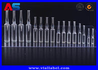Injection de impression faite sur commande Mini Clear Glass Ampoules 1ml 2ml 3ml 5ml 10ml 20ml