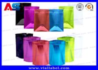 7*10cm sacs en papier d'aluminium à fermeture à glissière pour le thé stockage papier d'aluminium de qualité alimentaire
