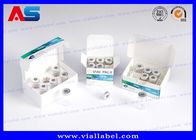 Boîtes et insertions de papier pharmaceutiques de Hcg de cartons pour 1ml la caisse d'emballage blanche de fiole de l'ampoule 2ml