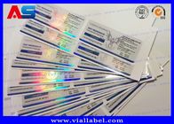 Étiquettes pour flacons de peptides tubulaires personnalisées Autocollants en vinyle Impression d' étiquettes pour flacons de 10 ml