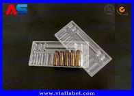 Emballage de boursouflure en plastique pharmaceutique pour la fiole en verre stéroïde des fioles 3pcs 2mL/10pcs 2ml + 10ml