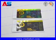 Étiquettes laser 10 ml Vial Étiquettes imperméables personnalisées pour les produits