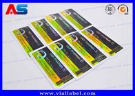 Étiquettes de flacon en verre Laboratoire Étiquettes de flacon de 10 ml A4 Laser Pharma Autocollant en vinyle avec effet hologramme