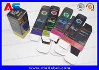 Étiquettes et boîtes pour flacons de peptides de 10 ml Holographic Pantone Couleur Étiquettes et boîtes pour flacons de 10 ml