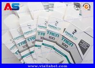 boîte de empaquetage pharmaceutique de stéroïdes de l'acétate 100mg de 10ml Trenbolone