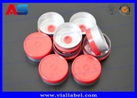 Bouteilles d'injection en verre de 10 ml Flacon Caps décapables 20 mm Caps personnalisés en plastique en aluminium