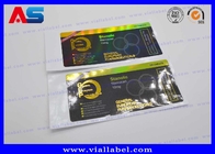 Étiquettes adhésives fortes pour flacons de 10 ml PET Film laser CMYK Impression pour les étiquettes de flacons en verre de pharmacie