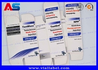 Petite petite impression pharmaceutique de boîte en carton pour les fioles stériles d'injection Deca/Enanthate