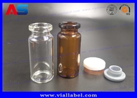 Les bouteilles en verre de bio CMYK pharmacie d'impression de 10ML avec les couvercles ISO19001-2008 ont approuvé