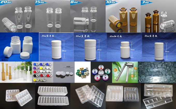 2ml médical met les plateaux en bouteille transparents de empaquetage de boursouflure de PVC en stock 9