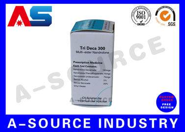 Carton de papier de pharmacie 10 ml Boîtes de flacons Étiquettes en vinyle personnalisées Pour les flacons de laboratoire 10 ml Étiquettes de flacons