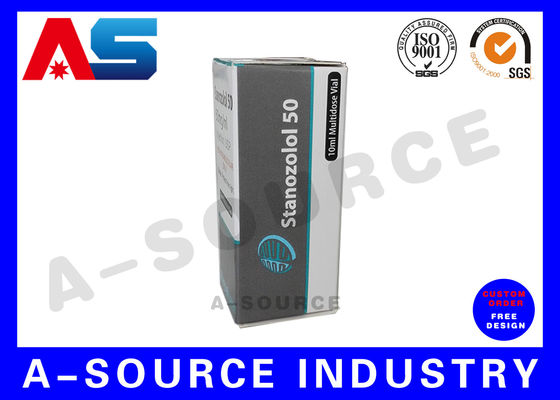 Boîte de rangement personnalisée pour flacons holographiques, impression de boîtes et emballages pour flacons de 10 ml / petites boîtes d'emballage