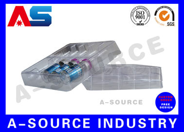 Médicament Emballage en ampoules en plastique Pour installer 2 ml Vials correspondant Hcg Boîtes d'emballage en ampoule pharmacie