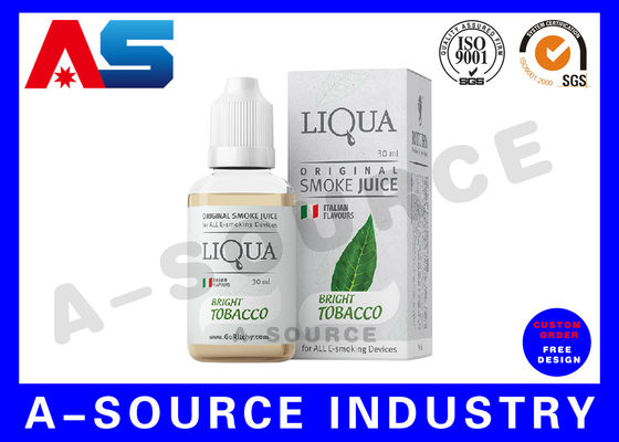 Le liquide électronique du jus e de cigarette enferme dans une boîte l'hologramme fait sur commande imprimant 30/50ml