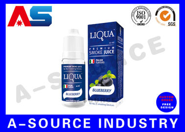le liquide de 10ml E enferme dans une boîte l'impression couleur commune