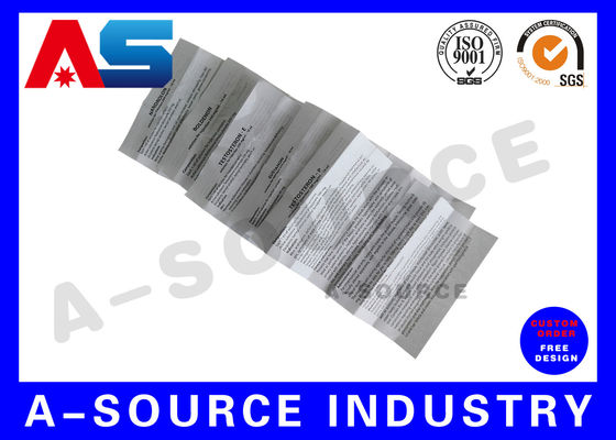 Impression d'étiquettes de peptide propionate pour flacons de 2 ml