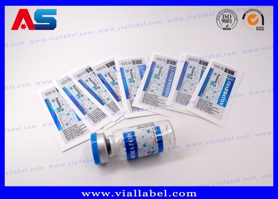 Impression d'étiquettes de peptide de bouteilles en verre, labels olographes de la bouteille 10ml