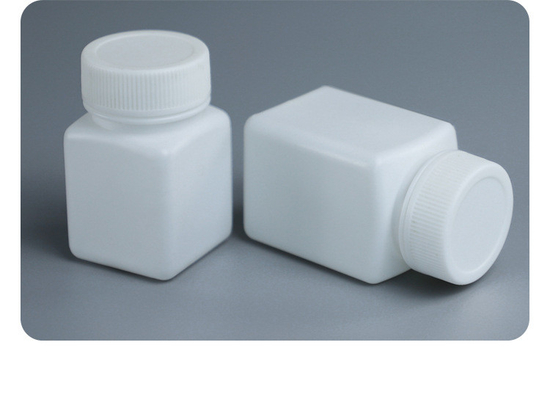 Bouteilles de pilules en plastique médical en PEHD avec couvercles et protections à l'épreuve des enfants