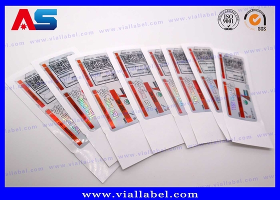 Étiquettes pour flacons de peptide CMYK Pour les médicaments Bouteille en verre Autocollant Impression usine imperméable à l'eau Adhésif fort