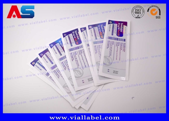 Péptides personnalisés pour la croissance humaine Étiquettes pour produits pharmaceutiques Étiquettes pour flacons de 10 ml