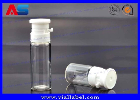 Huile de beauté 2 ml 3 ml 5 ml 10 ml Fermeture haut Vials en verre petit avec capuchon facile à retirer