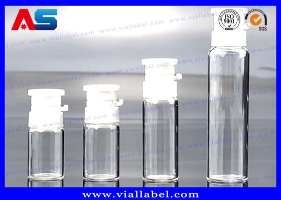 Huile de beauté 2 ml 3 ml 5 ml 10 ml Fermeture haut Vials en verre petit avec capuchon facile à retirer