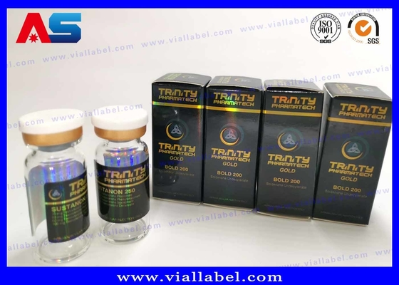 Conception personnalisée gratuite Boîtes de bouteilles de 10 ml pour étiquettes et flacons Emballage boîte d'emballage de médicament