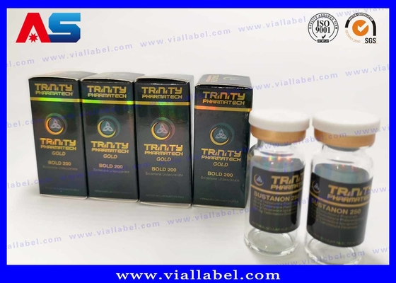 Conception personnalisée gratuite Boîtes de bouteilles de 10 ml pour étiquettes et flacons Emballage boîte d'emballage de médicament