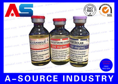 L'impression pharmaceutique de label de produit de labels de bouteille en verre conçoivent GV en fonction du client, OIN 9001