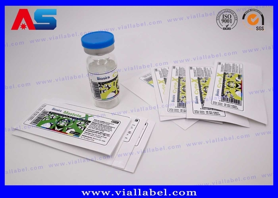 Bouteilles de peptides Étiquette pharmaceutique Impression Melanotan 2 4C pour flacon injectable de 2 ml