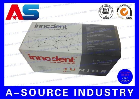 Emballage pharmaceutique Boîte de carton de médicaments à 10 places Flacon de 3 ml Pour Soma-tropine