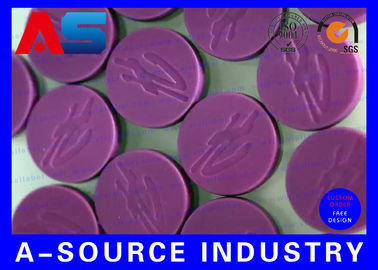 Flacons de 10 ml Bouteilles Violettes Caps décollables violets Gravé Conception personnalisée Pour les flacons stériles de pharmacie Caps décollables