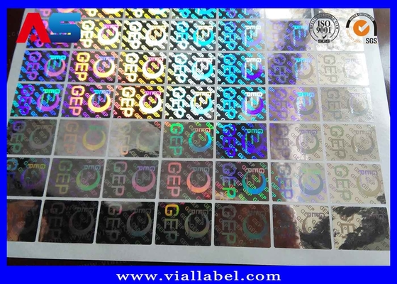 Sécurité Hologrammes d'autocollants de nid d'abeille Impression pour la contrefaçon avec code de sécurité