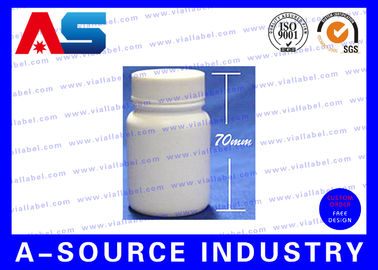 Bouteilles de comprimés en plastique en PE de 60 ml 70 mm * 27 mm avec protection